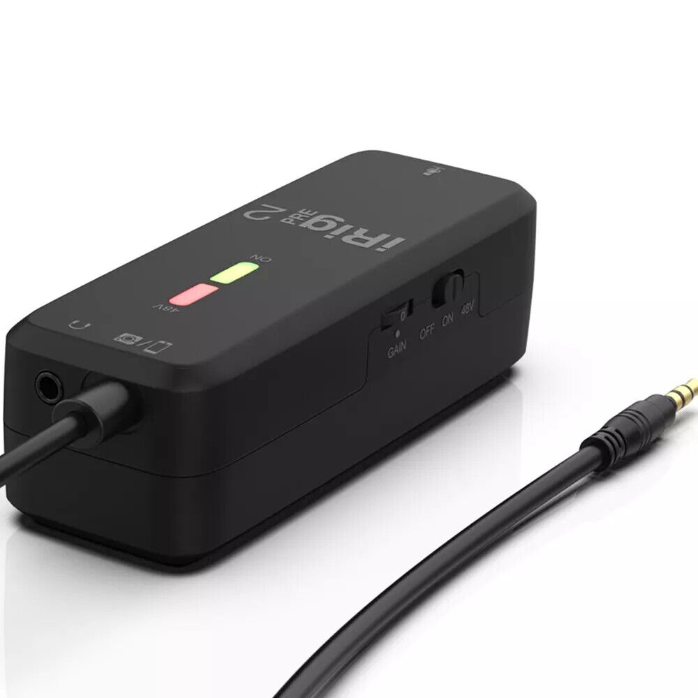 IK MULTIMEDIA iRIG PRE 2 preamp microfonico tascabile x streaming da mobile