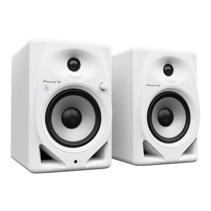 Coppia Di Altoparlanti Monitor Pioneer Dj DM-50D-BT-W - Bluetooth - Bass Reflex