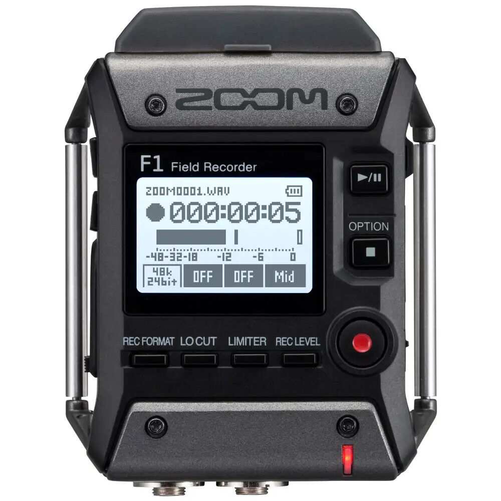 ZOOM F1-LP field recorder registratore omnidirezionale con microfono lavalier