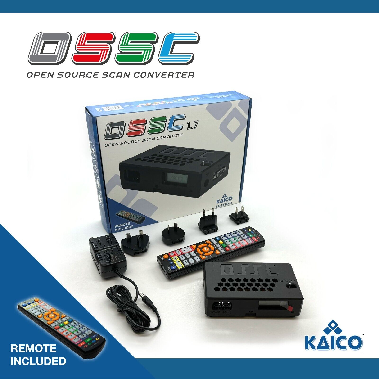 Ossc Scart Componente VGA A HDMI Aperto Fonte Scansione Converter 1.7 per Retro