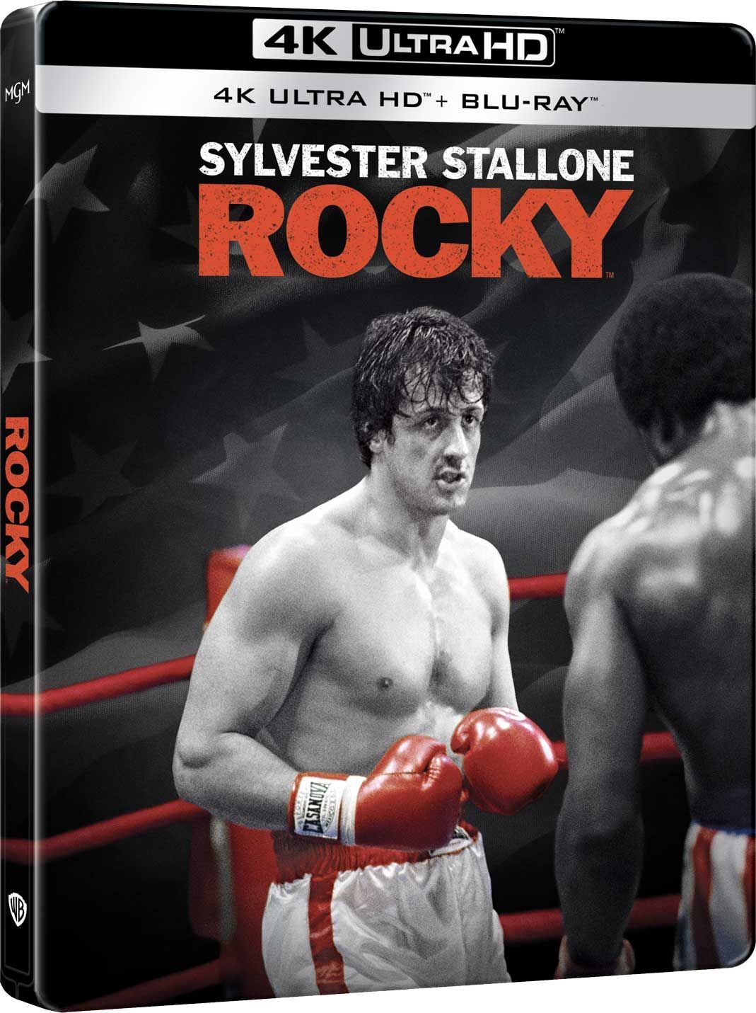 Blu-Ray 4K Uhd Rocky (Steelbook) (4K Ultra Hd + Blu-Ray)