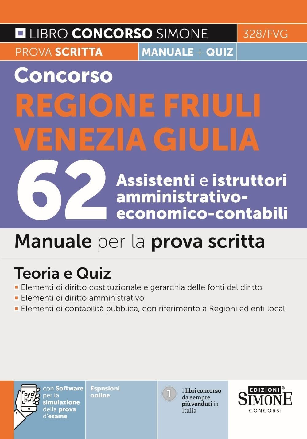 Libri Concorso Regione Friuli Venezia Giulia 62 Assistenti E Istruttori Amminist