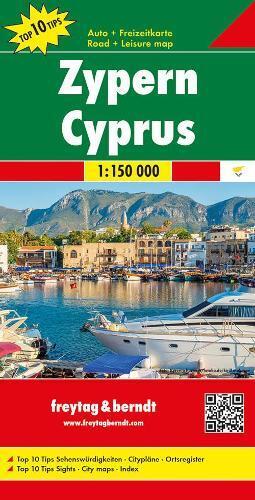 Freytag-Berndt und Artaria KG Cyprus Road Map 1:150 000 (Map)