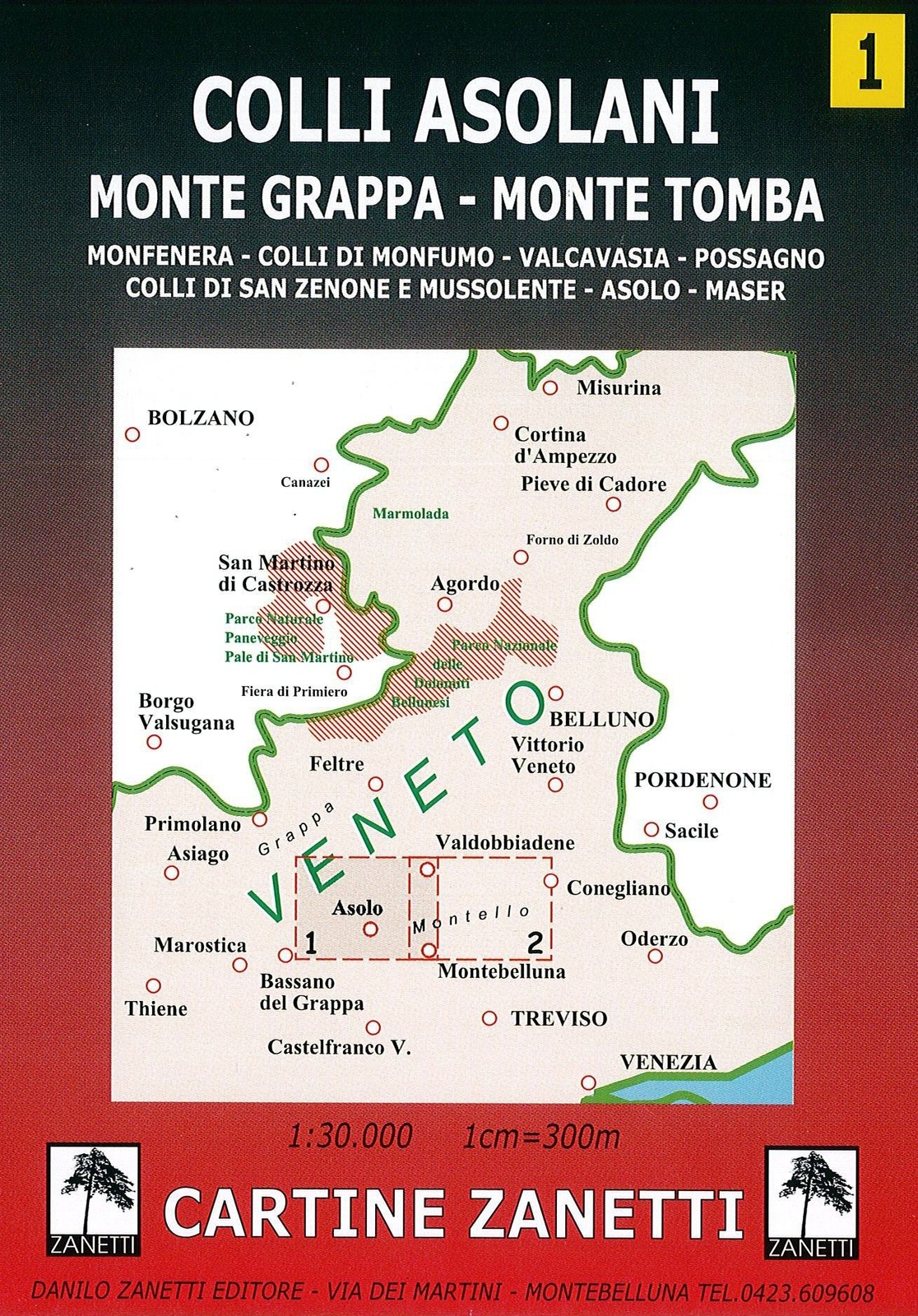 Libri Colli Asolani. Monte Grappa, Monte Tomba, Monfenera, Colli Di Monfumo, Val