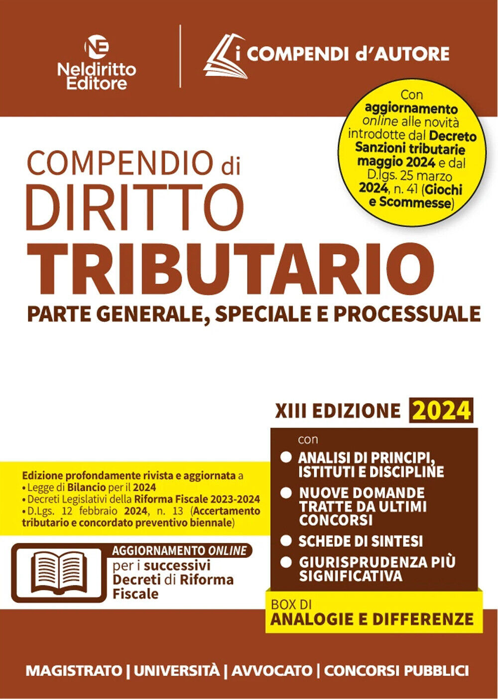 Compendio di diritto tributario - De Rentiis Laura