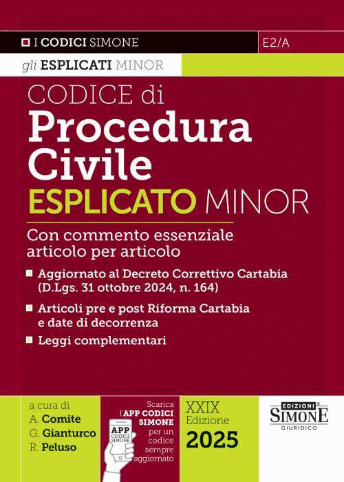 Codice Di Procedura Civile Esplicato. Ediz. Minor -  - 2024