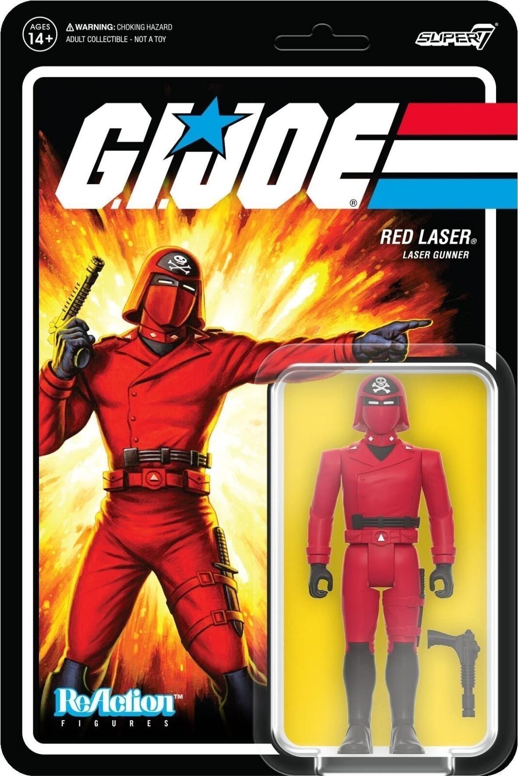 G.I. Joe: Super7 - Reaction Figure Wave 5 - Red Laser -