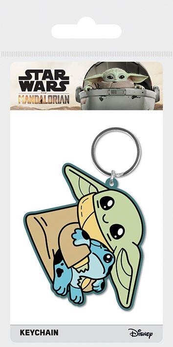 Star Wars: Pyramid - The Mandalorian - Grougu'S Little Friend (Rubber Keychain /