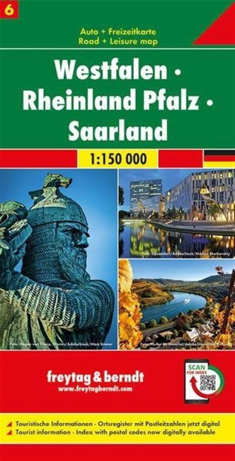Westfalen-Rheinland Pfalz-Saarland 1:150.000 - AA.VV.