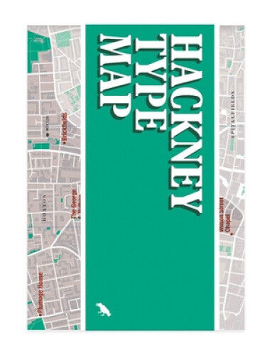 Hackney Type Map: Architectural Lettering of Hackney Guide by Lilly Marques