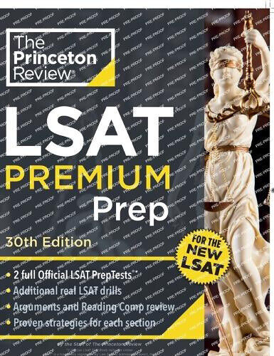 Princeton Review LSAT Premium Prep, 30th Edition: 2 Official LSAT PrepTests +