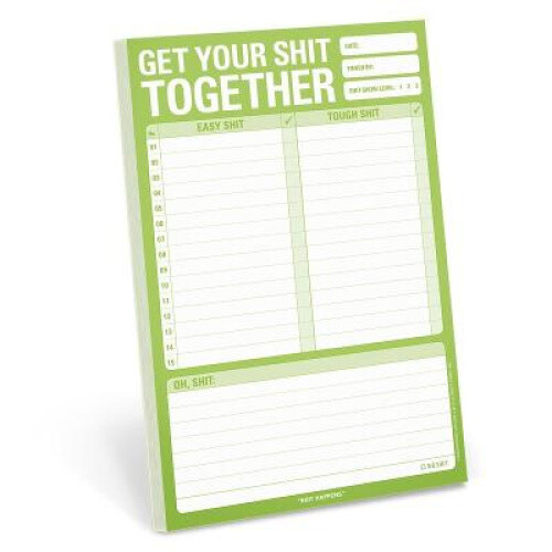 Knock Knock Get Your Shit Together Pad (Knock Knock Pad) by Knock Knock
