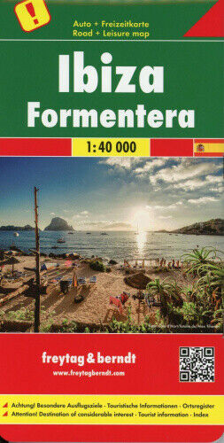 Ibiza - Formentera, Special Places of Excursion Road Map 1:40 000