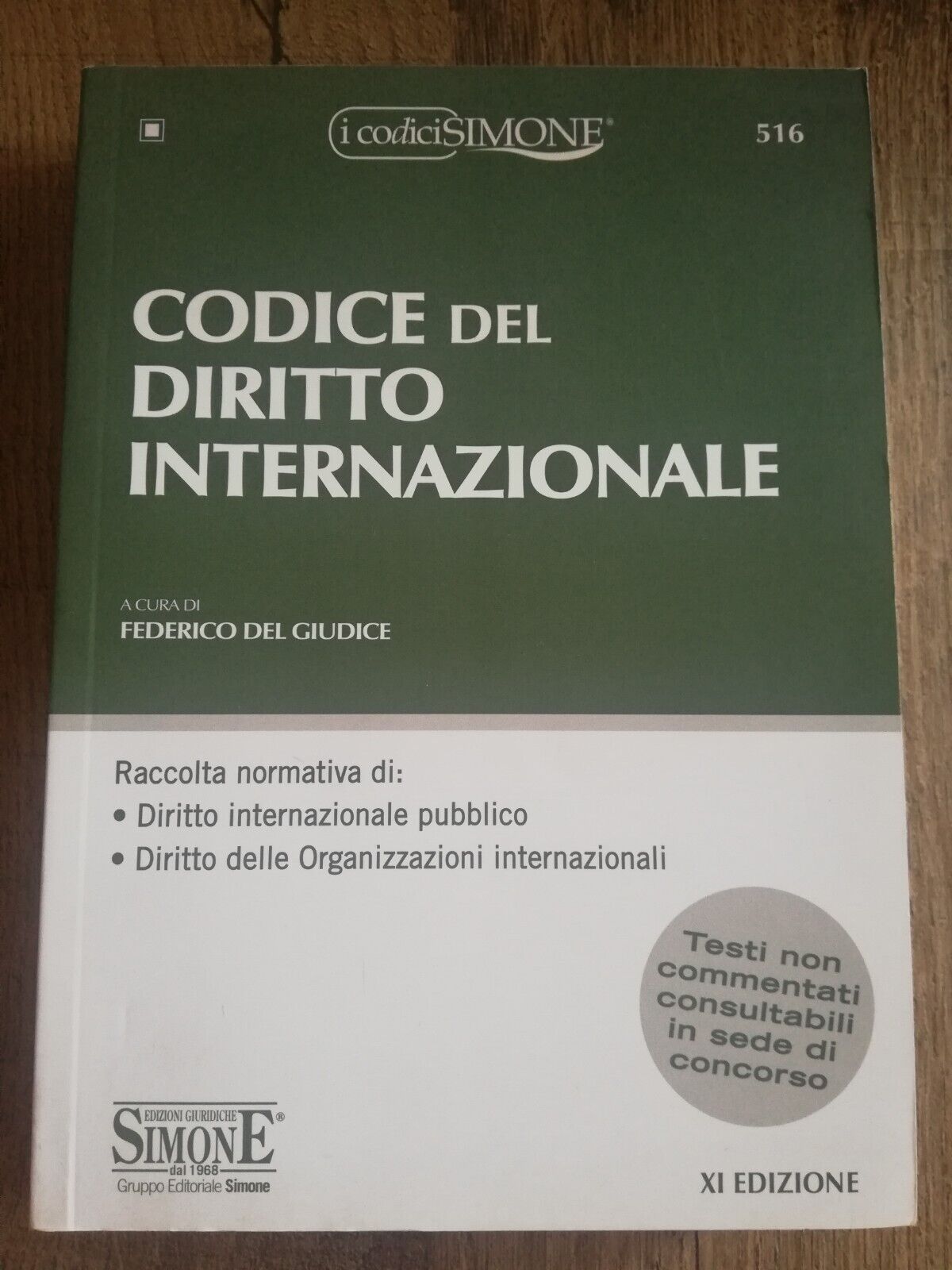 Codice del diritto internazionale - Federico Del Giudice