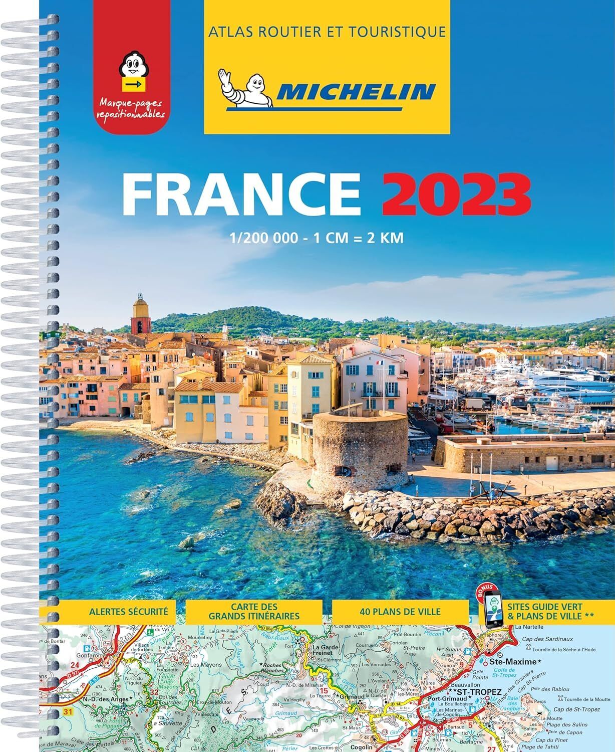 9782067256767 Atlas routier France 2023 Michelin (A4-Spirale)