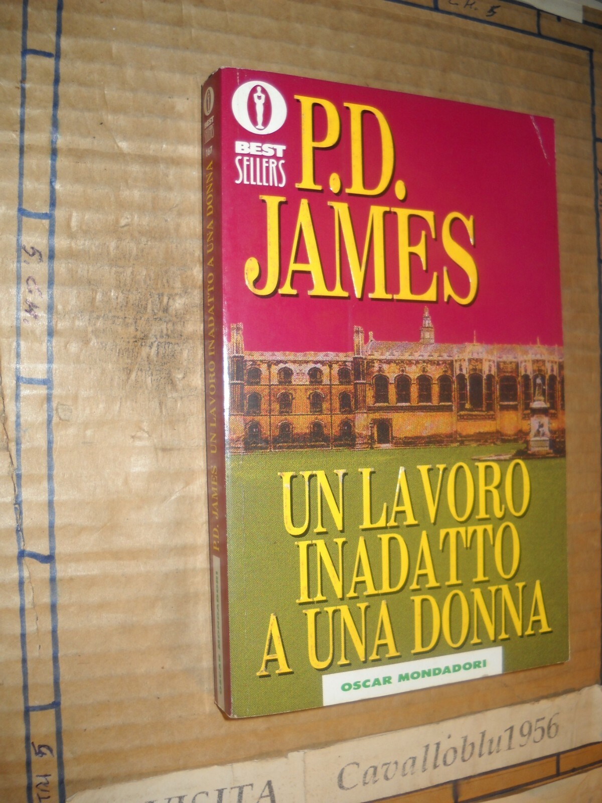 LIBRO - UN LAVORO INADATTO A UNA DONNA - JAMES - 1° ED. OSCAR B.S.90 - NUOVO MA