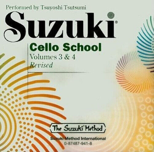 Suzuki Cello School: Volume 3 & 4 (Suzuki Method) [Audio] by Tsuyoshi Tsutsumi