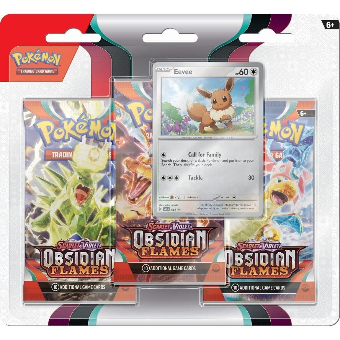 Pokemon Trading Cards 3Pk -