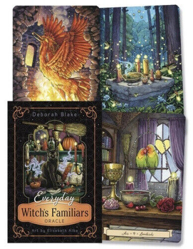 Everyday Witch's Familiars Oracle: A 36-Card Oracle Deck & 120-Page, Color