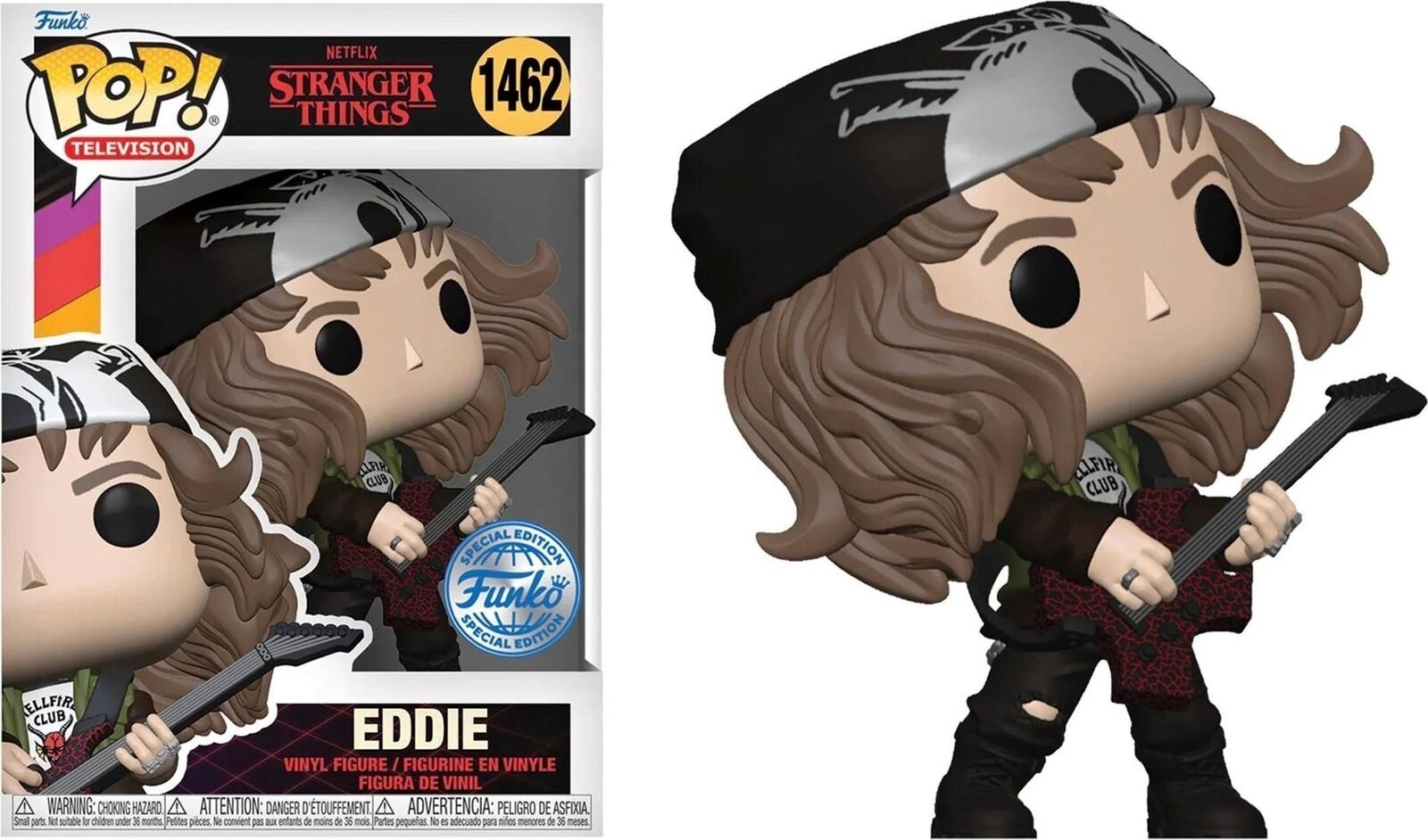 Stranger Things: Funko Pop! Television - Eddie (Vinyl Figure 1462) -