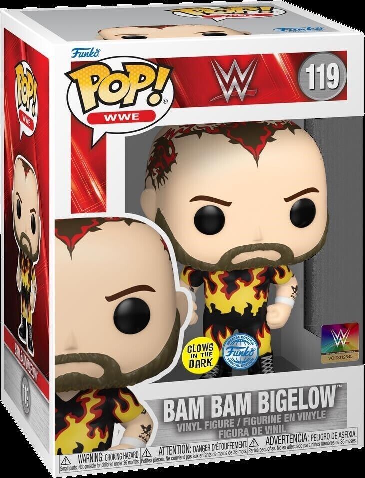Wwe: Funko Pop! - Bam Bam Bigelow (Gw) (Vinyl Figure 119) -