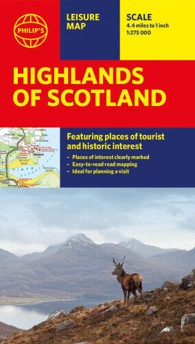 Philip's Highlands of Scotland: Leisure and Tourist Map: Leisure and Tourist