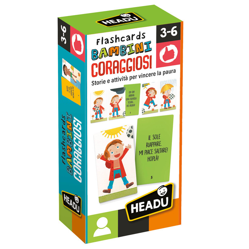 FLASHCARDS BAMBINI CORAGGIOSI - HEADU 8059591427866