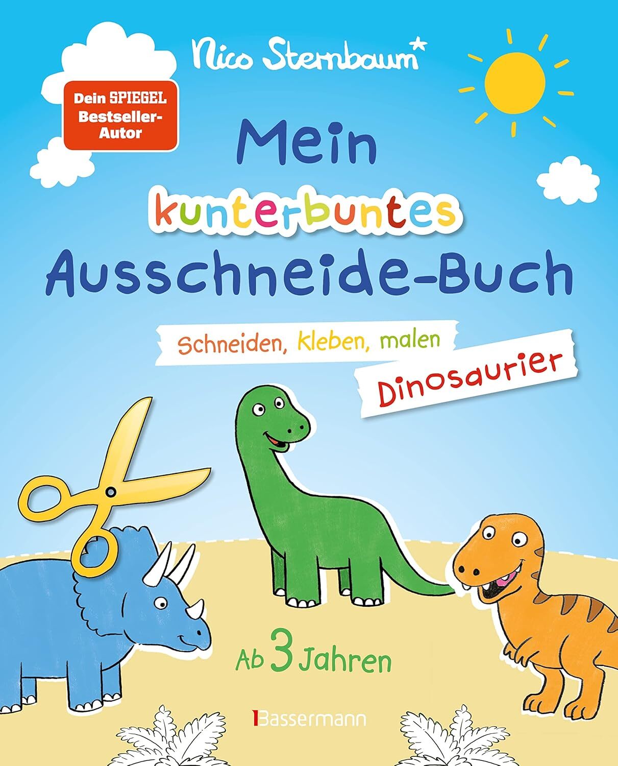 9783809445104 Mein kunterbuntes Ausschneidebuch - Dinosaurier. S...Heraustrennen