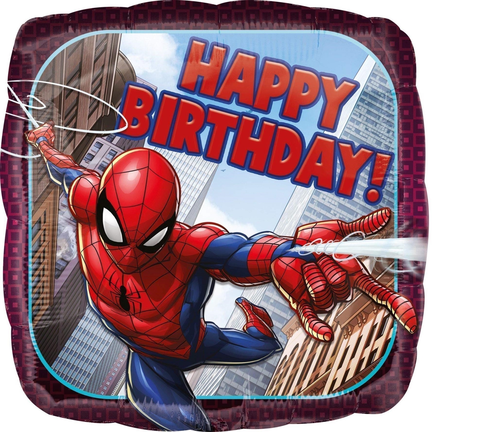 Marvel: Anagram - Sd-Isqr: Spider-Man Happy Birthday S60 S -
