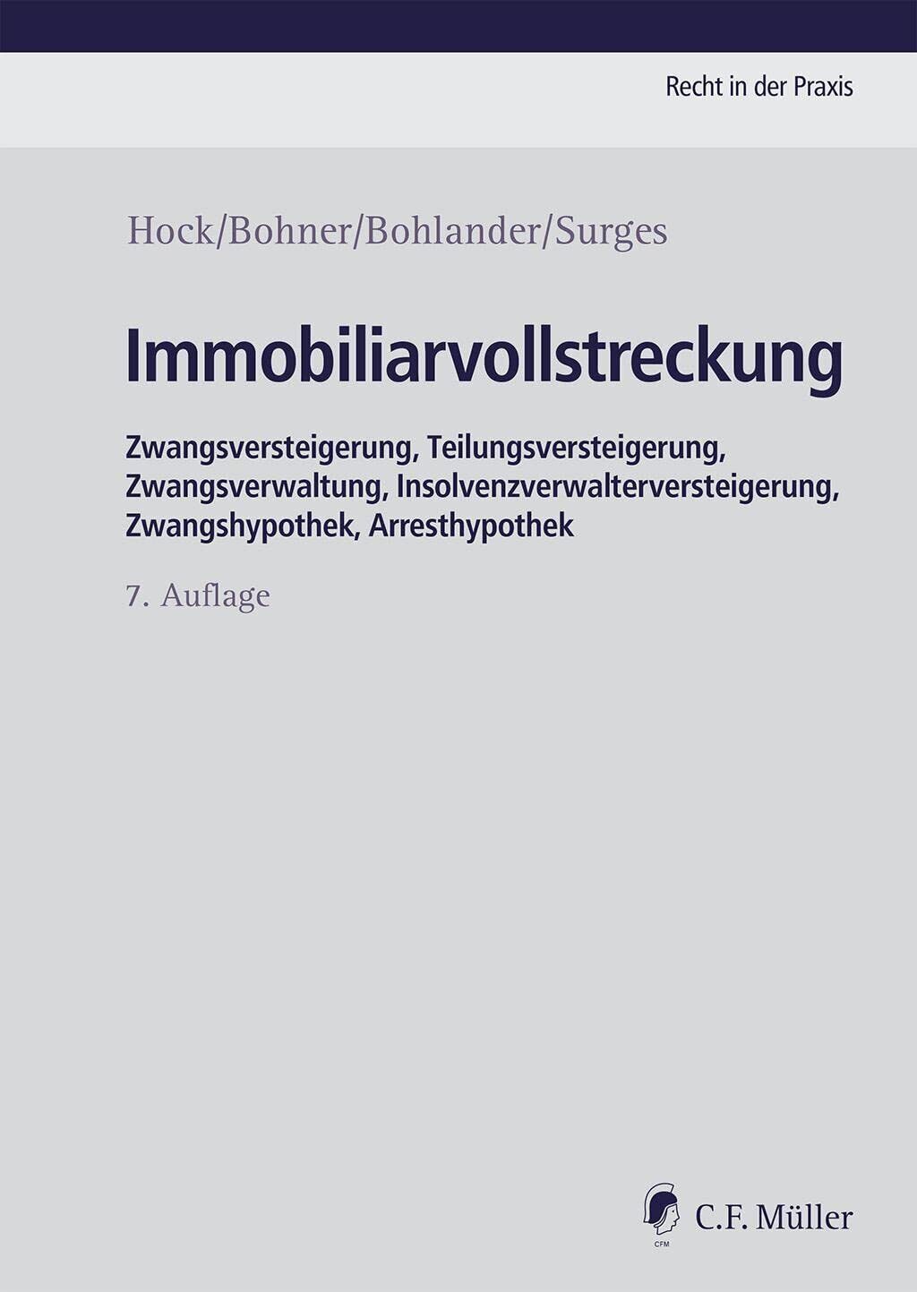 Rainer Hock Dan Immobiliarvollstreckung: Zwangsversteigerung, (Copertina rigida)