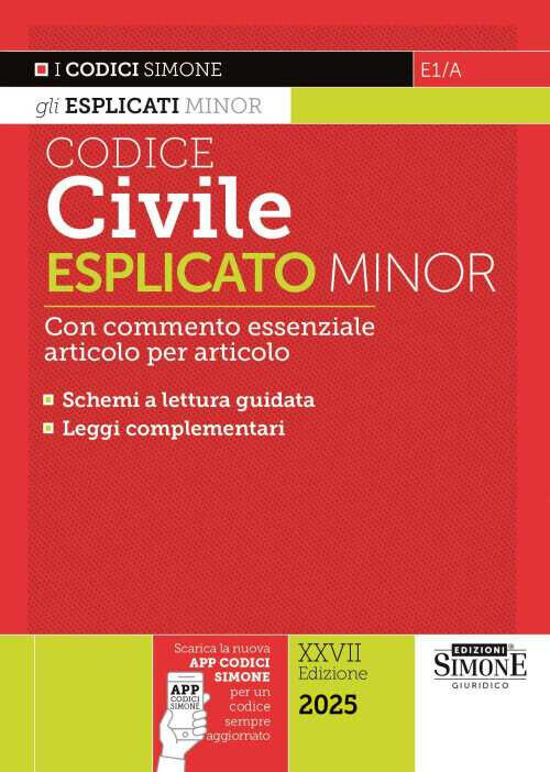Codice Civile Esplicato. Ediz. Minor -  - 2024