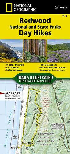 Redwood National and State Parks Day Hikes Map (National Geographic