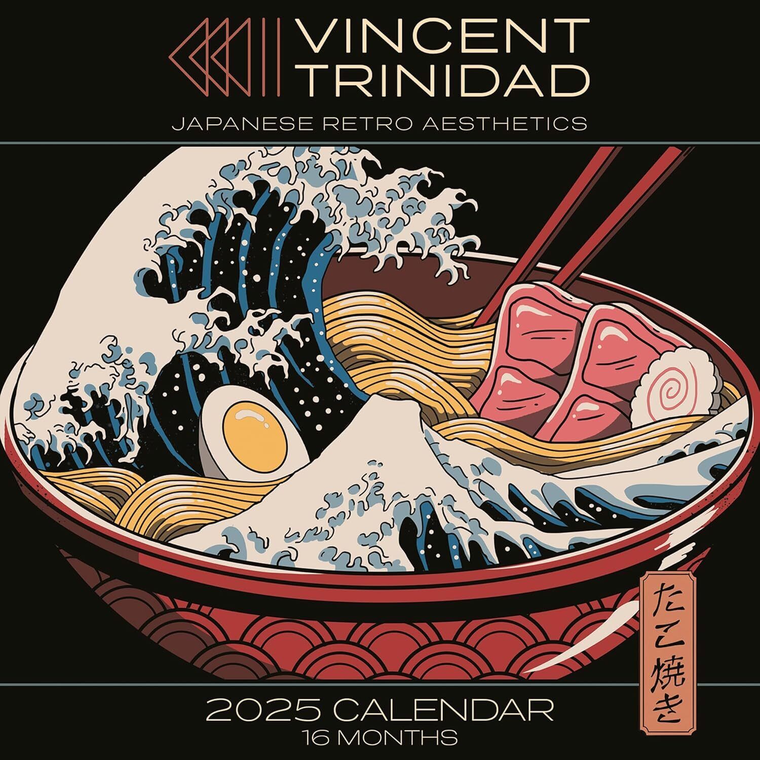 9781804231623 Vincent trinidad 2025 calendario 30 x 30 cm pyramid