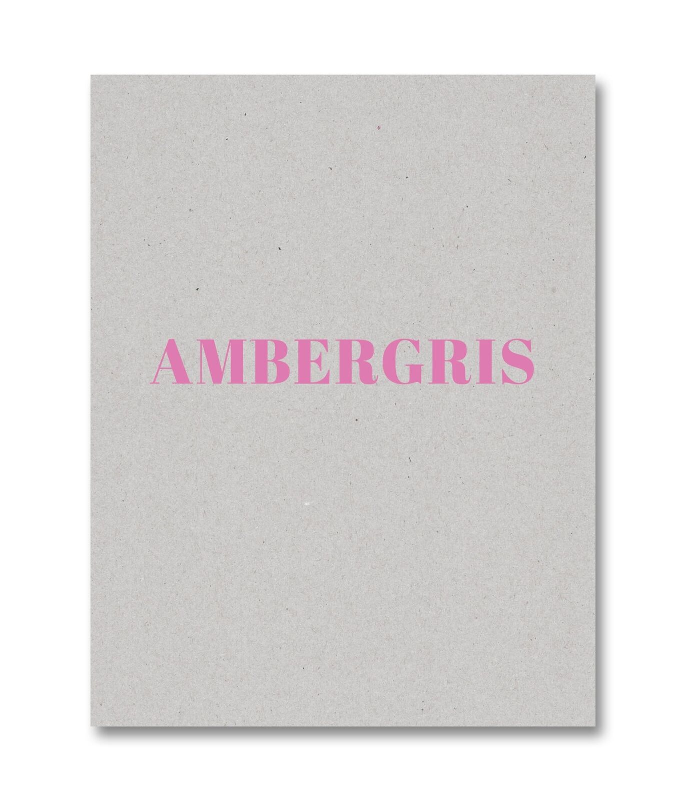 Paul Graham Verdigris / Ambergris (Copertina rigida)