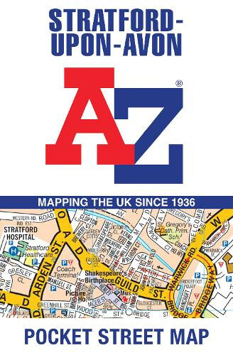 Stratford-Upon-Avon A-Z Pocket Street Map by A-Z Maps