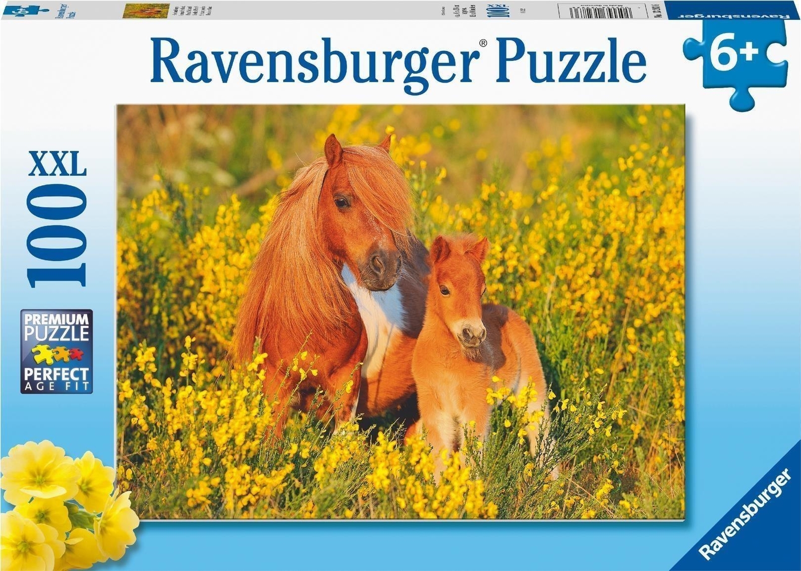 Ravensburger: Puzzle Xxl 100 Pz - Pony Shetland -