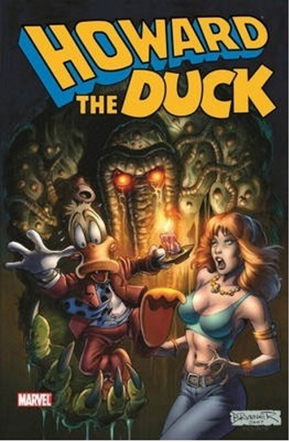 HOWARD THE DUCK - Marvel Omnibus - prima stampa 2008 - Copertina rigida, nuovo.