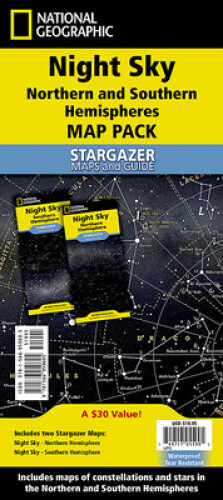 National Geographic Night Sky (Stargazer Folded Map Pack Bundle) (National