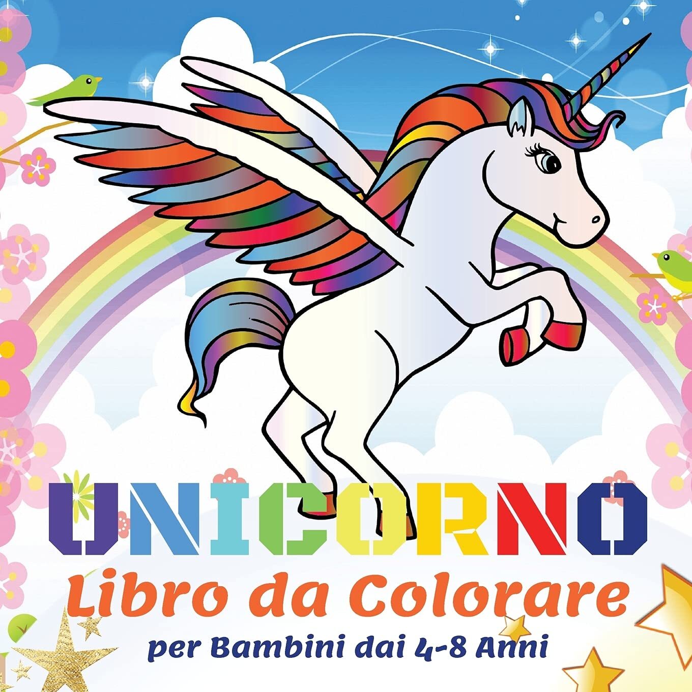 9781008924710 Unicorno Libro da Colorare per Bambini dai 4-8 Ann...e per Bambini