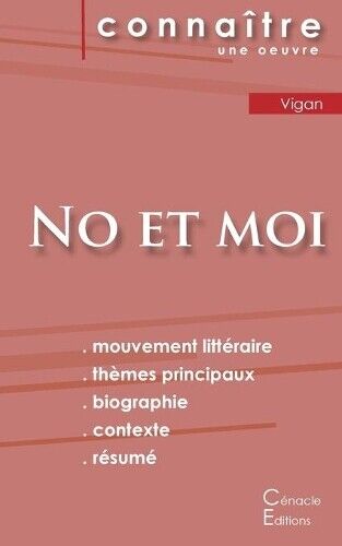 Delphine De Vig Fiche de lecture No et moi de Delphine de Vigan (Ana (Tascabile)