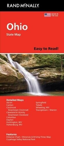 Rand McNally Easy to Read: Ohio State Map (Map)