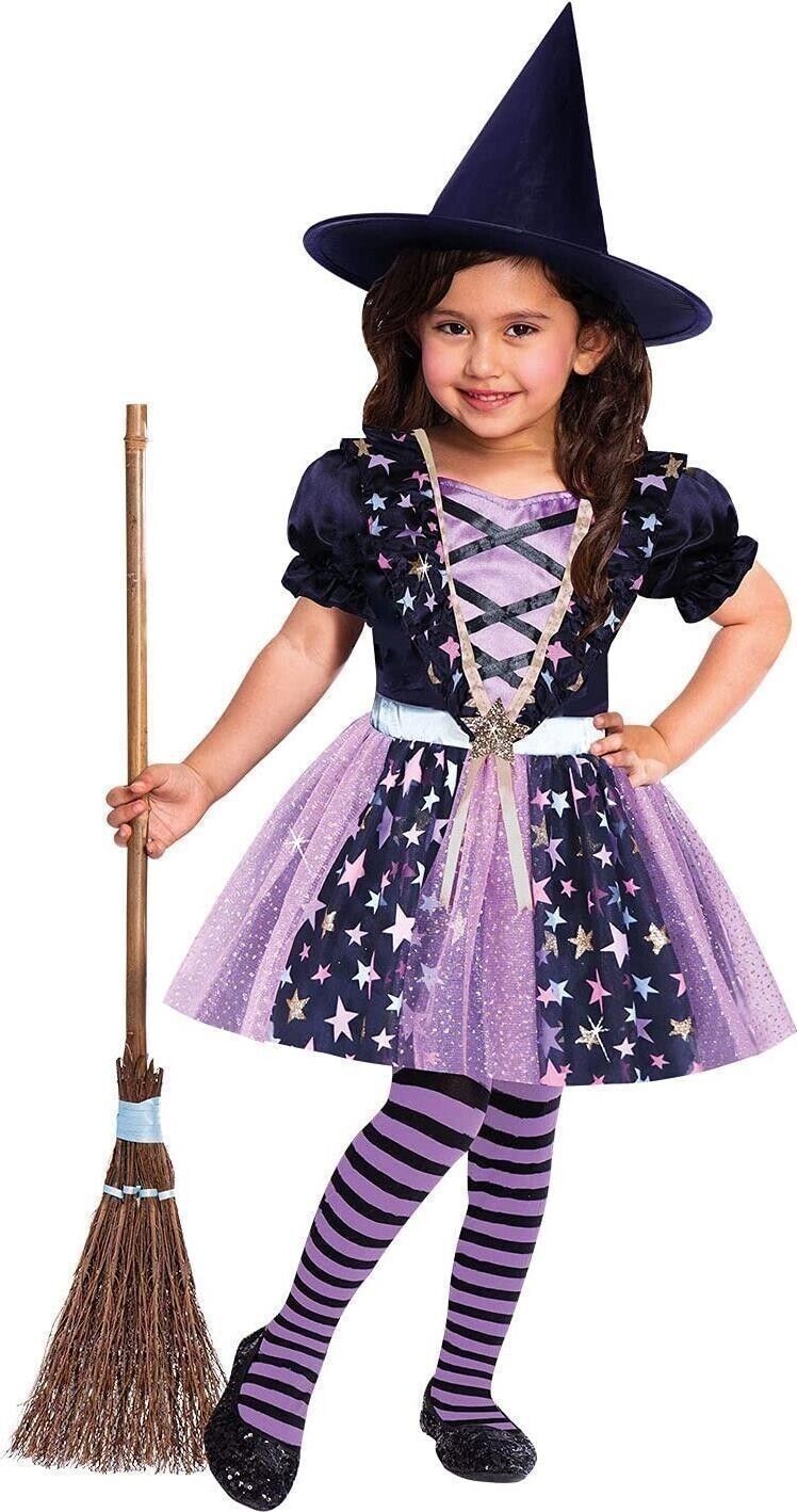 Amscan: Child Costume Starlight Witch Age 3-4 Years H -