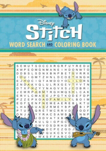 Disney Stitch Word Search and Coloring Book (Coloring Book & Word Search)