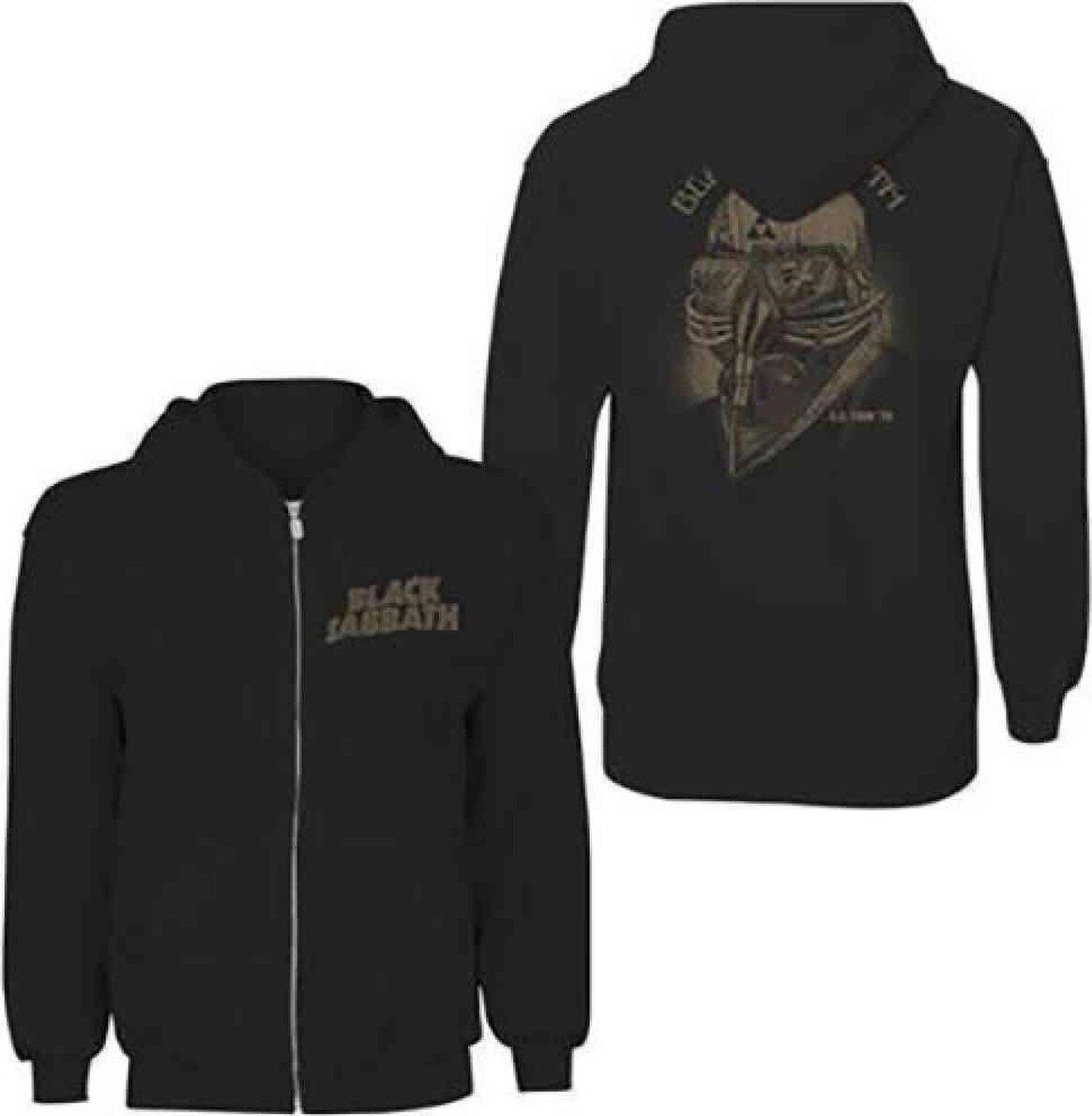 Black Sabbath: Tour 1978 Zipped (Back Print) (Felpa Con Cappuccio Donna Tg. 2XL)