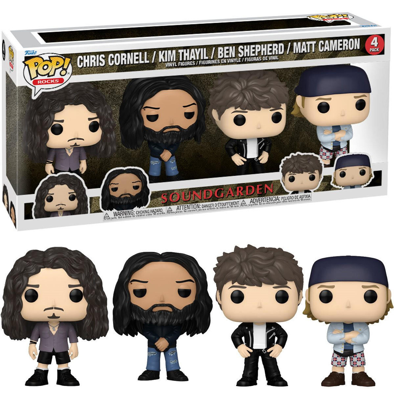 Soundgarden: Funko Pop Rocks - Chris Cornell / Kim Thayil / Ben Shepherd / Matt