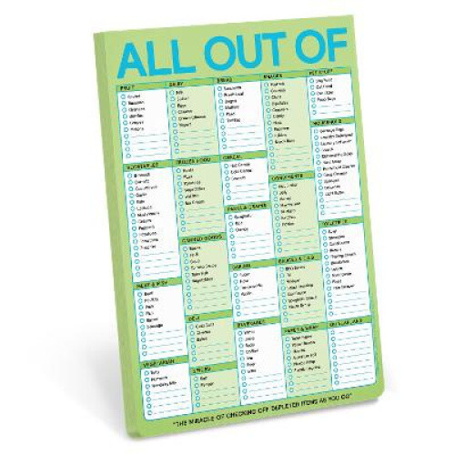Knock Knock All Out Of Pad with Magnet (Pastel Edition) by Knock Knock