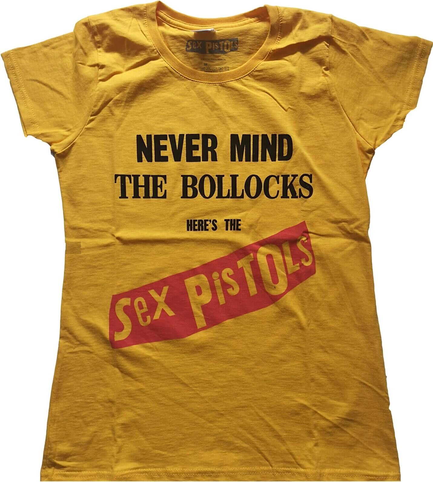 Sex Pistols: Never Mind The Bollocks Original Album (T-Shirt Donna Tg. XS) -
