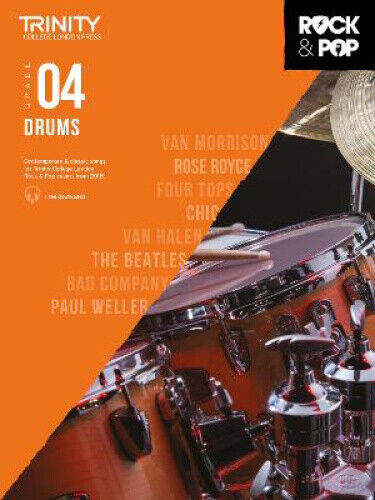 Trinity College London Rock & Pop 2018 Drums Grade 4 CD Only (Trinity Rock &