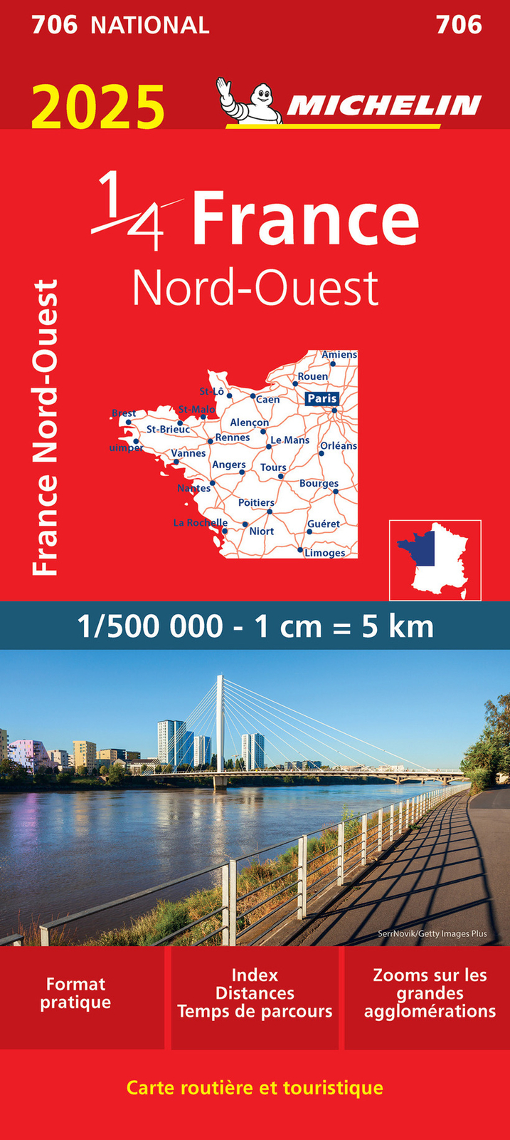 FRANCE NORD-OUEST 1:500.000 - AA.VV. 9782067265240