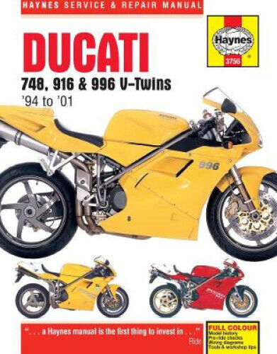 Ducati 748, 916 & 996 Service and Repair Manual (Haynes Service and Repair